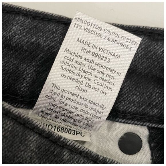 PacSun Men's Jeans Slim Skinny Stretch Mid Rise Black Wash Sz 28x30 - Picture 12 of 13